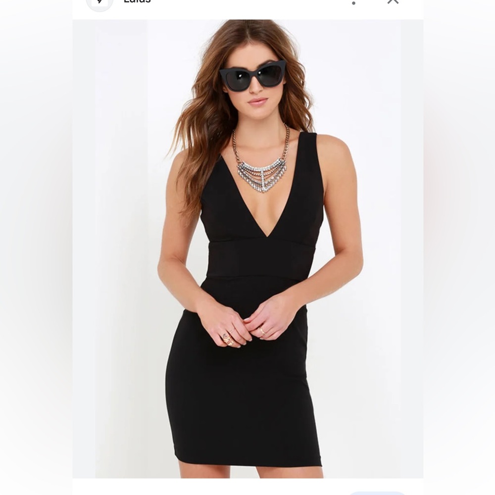 NWT Lulus black XS dress